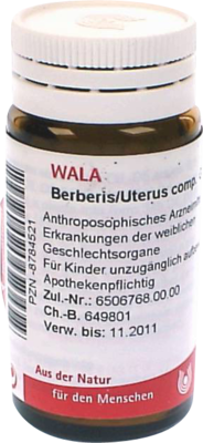 BERBERIS/UTERUS comp.Globuli 20 g von WALA Heilmittel GmbH