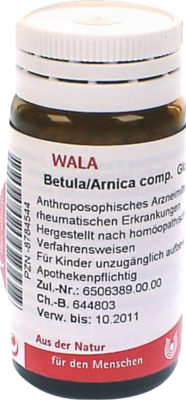 BETULA/ARNICA comp.Globuli 20 g von WALA Heilmittel GmbH