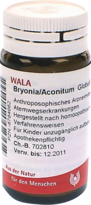 BRYONIA ACONITUM Globuli 20 g von WALA Heilmittel GmbH