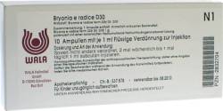 BRYONIA E radice D 30 Ampullen 10X1 ml von WALA Heilmittel GmbH