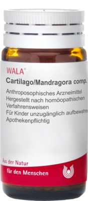 CARTILAGO/Mandragora comp.Globuli 20 g von WALA Heilmittel GmbH