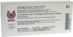 CARTILAGO articularis coxae GL D 30 Ampullen 10X1 ml von WALA Heilmittel GmbH