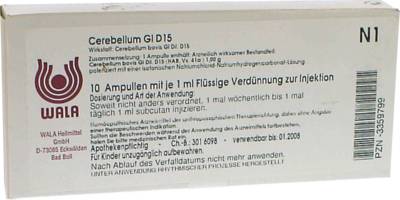 CEREBELLUM GL D 15 Ampullen 10X1 ml von WALA Heilmittel GmbH
