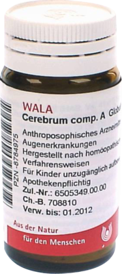 CEREBRUM COMP.A Globuli 20 g von WALA Heilmittel GmbH