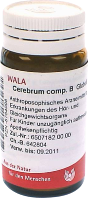 CEREBRUM COMP.B Globuli 20 g von WALA Heilmittel GmbH