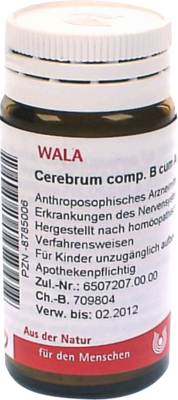 CEREBRUM COMP.B cum Auro comp.Globuli 20 g von WALA Heilmittel GmbH