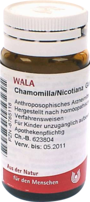 CHAMOMILLA/NICOTIANA Globuli 20 g von WALA Heilmittel GmbH