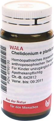 CHELIDONIUM E planta tota D 6 Globuli 20 g von WALA Heilmittel GmbH