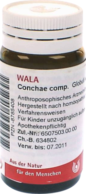 CONCHAE comp.Globuli 20 g von WALA Heilmittel GmbH