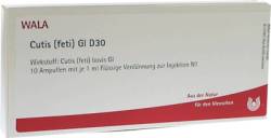 CUTIS feti GL D 30 Ampullen 10X1 ml von WALA Heilmittel GmbH