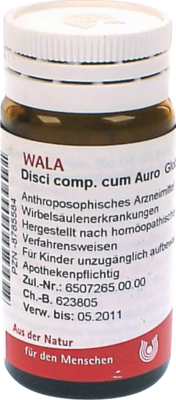 DISCI comp.cum Auro Globuli 20 g von WALA Heilmittel GmbH