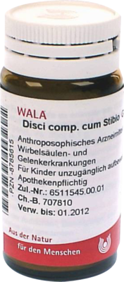 DISCI comp.cum Stibio Globuli 20 g von WALA Heilmittel GmbH