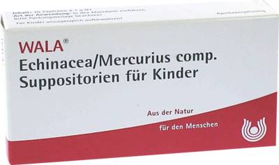 ECHINACEA/MERCURIUS comp.Kindersuppositorien 10X1 g von WALA Heilmittel GmbH