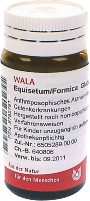 EQUISETUM/FORMICA Globuli 20 g von WALA Heilmittel GmbH