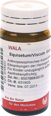 EQUISETUM/VISCUM Globuli 20 g von WALA Heilmittel GmbH