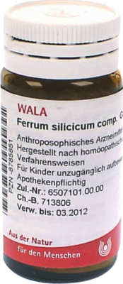 FERRUM SILICICUM comp.Globuli 20 g von WALA Heilmittel GmbH