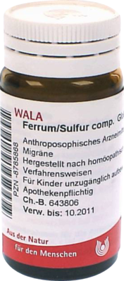 FERRUM SULFUR comp.Globuli 20 g von WALA Heilmittel GmbH