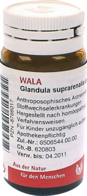 GLANDULA SUPRARENALIS dextra cum Cupro Globuli 20 g von WALA Heilmittel GmbH