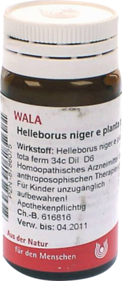 HELLEBORUS NIGER e planta tota D 6 Globuli 20 g von WALA Heilmittel GmbH