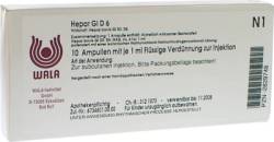 HEPAR GL D 6 Ampullen 10X1 ml von WALA Heilmittel GmbH