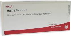 HEPAR STANNUM I Ampullen 10X1 ml von WALA Heilmittel GmbH