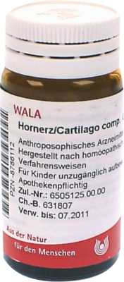 HORNERZ/Cartilago comp.Globuli 20 g von WALA Heilmittel GmbH