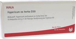 HYPERICUM EX Herba D 30 Ampullen 10X1 ml von WALA Heilmittel GmbH