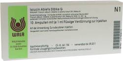 ISCUCIN abietis St�rke G Ampullen 10X1 ml von WALA Heilmittel GmbH