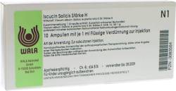 ISCUCIN salicis St�rke H Ampullen 10X1 ml von WALA Heilmittel GmbH