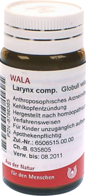 LARYNX COMP.Globuli 20 g von WALA Heilmittel GmbH