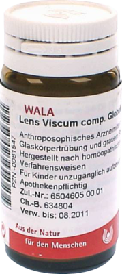 LENS VISCUM comp.Globuli velati 20 g von WALA Heilmittel GmbH