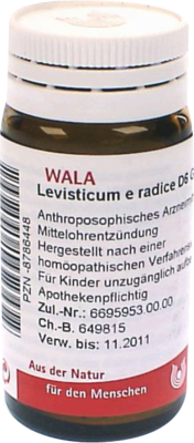 LEVISTICUM E radice D 6 Globuli 20 g von WALA Heilmittel GmbH