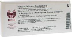 MUSCULUS DELTOIDEUS Komplex GL D 15 Ampullen 10X1 ml von WALA Heilmittel GmbH