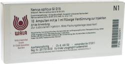 NERVUS OPTICUS GL D 15 Ampullen 10X1 ml von WALA Heilmittel GmbH