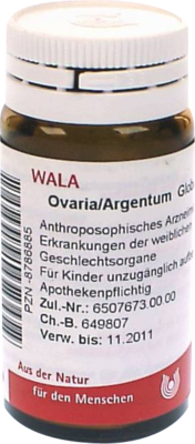 OVARIA/ARGENTUM Globuli 20 g von WALA Heilmittel GmbH