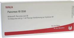 PANCREAS GL D 30 Ampullen 10X1 ml von WALA Heilmittel GmbH