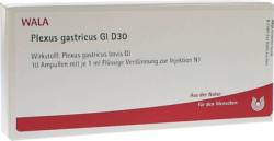 PLEXUS GASTRICUS GL D 30 Ampullen 10X1 ml von WALA Heilmittel GmbH