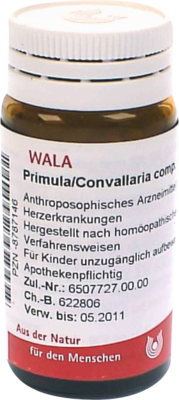 PRIMULA/CONVALLARIA comp.Globuli 20 g von WALA Heilmittel GmbH