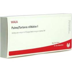 PULMO/TARTARUS stibiatus I Ampullen 10X1 ml von WALA Heilmittel GmbH