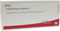 PULMO/TARTARUS stibiatus II Ampullen 10X1 ml von WALA Heilmittel GmbH