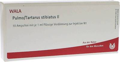 PULMO/TARTARUS stibiatus II Ampullen 10X1 ml von WALA Heilmittel GmbH