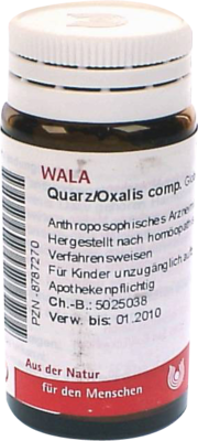 QUARZ/OXALIS comp.Globuli 20 g von WALA Heilmittel GmbH