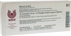 RECTUM GL D 30 Ampullen 10X1 ml von WALA Heilmittel GmbH