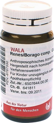 RENES/BORAGO comp.Globuli 20 g von WALA Heilmittel GmbH