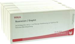 ROSENEISEN/Graphit Ampullen 50X1 ml von WALA Heilmittel GmbH