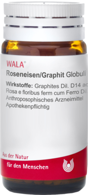 ROSENEISEN/Graphit Globuli 20 g von WALA Heilmittel GmbH