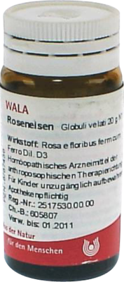 ROSENEISEN Globuli 20 g von WALA Heilmittel GmbH