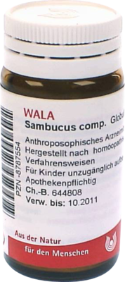 SAMBUCUS COMP Globuli 20 g von WALA Heilmittel GmbH