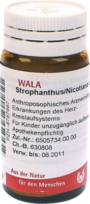 STROPHANTHUS/NICOTIANA comp.Globuli 20 g von WALA Heilmittel GmbH