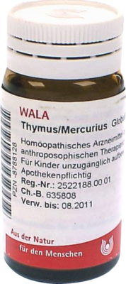 THYMUS/MERCURIUS Globuli 20 g von WALA Heilmittel GmbH